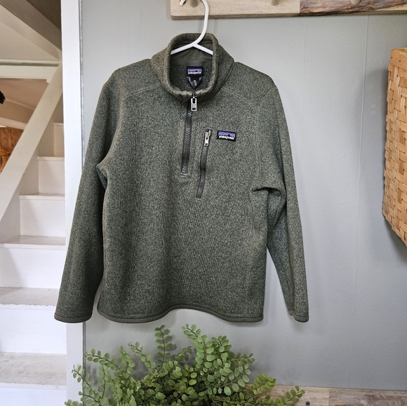 Boys patagonia xs 56 3/4 zip pullover - Picture 3 of 9